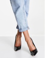 Passion stiletto court shoes in black
