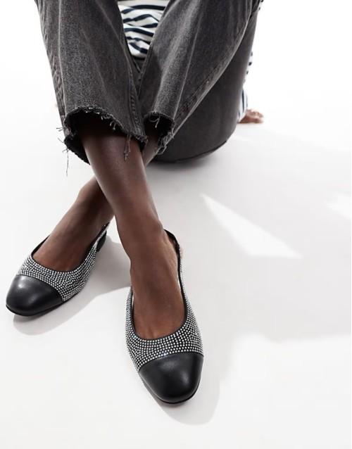 Loss Sale Bella sling back ballet in black