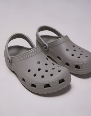 unisex classic clogs in elephant grey
