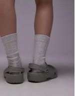 unisex classic clogs in elephant grey