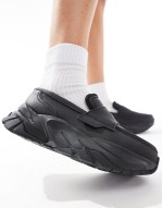 chunky loafers in black